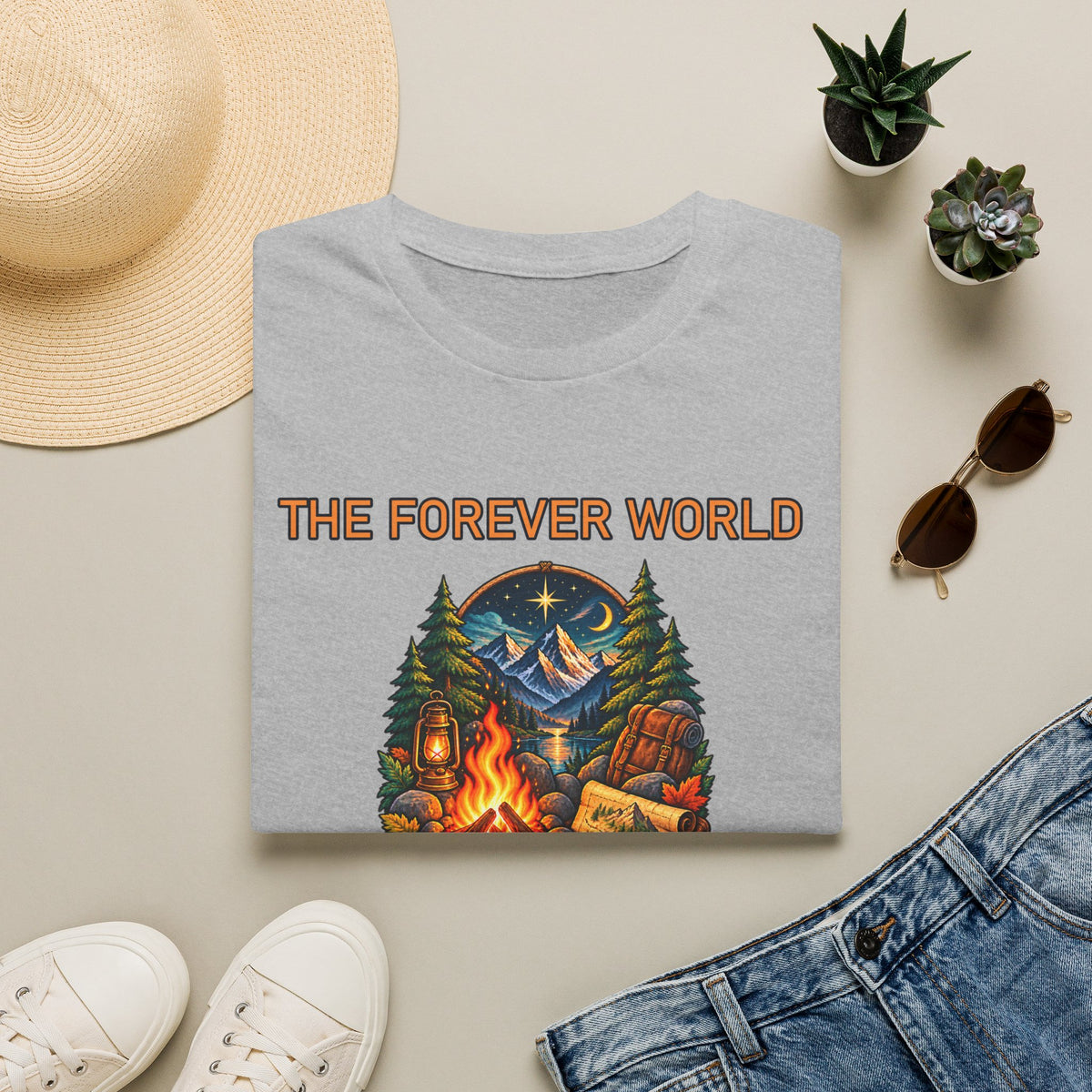 The Forever World Campfire Quest Unisex Softstyle T-Shirt