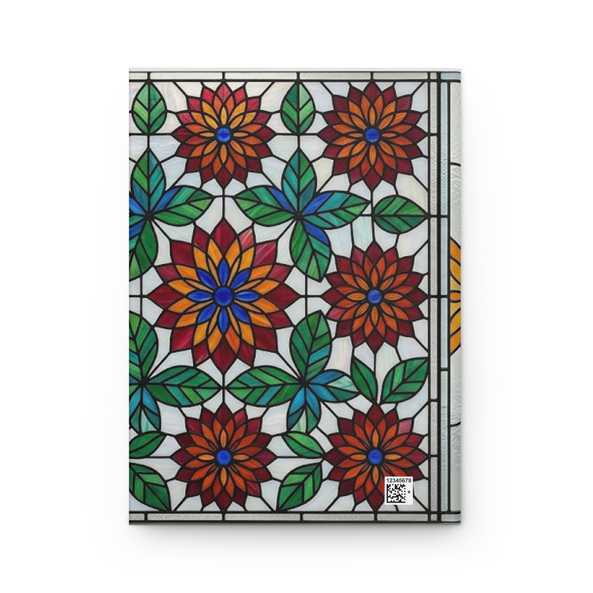 Stained Glass Garden Variant 5 Hardcover Journal - Matte Lined Notebook