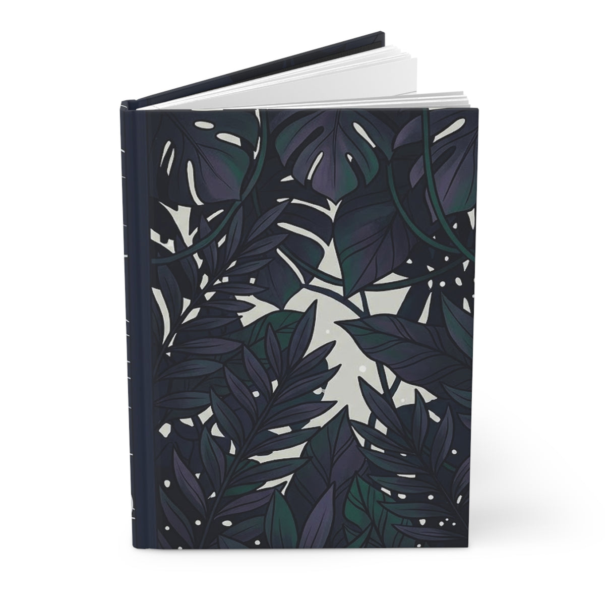 Midnight Botanicals Variant 5 Hardcover Journal - Matte Lined Notebook