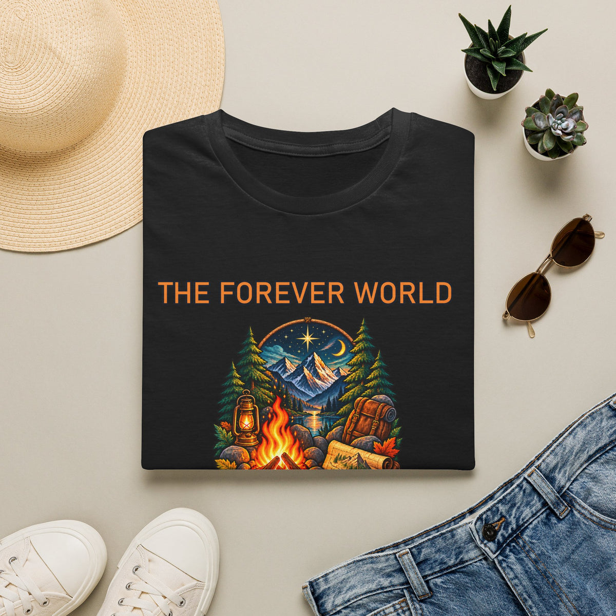 The Forever World Campfire Quest Unisex Softstyle T-Shirt