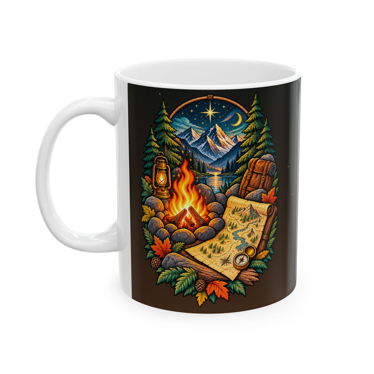 The Forever World Campfire Quest Ceramic Mug