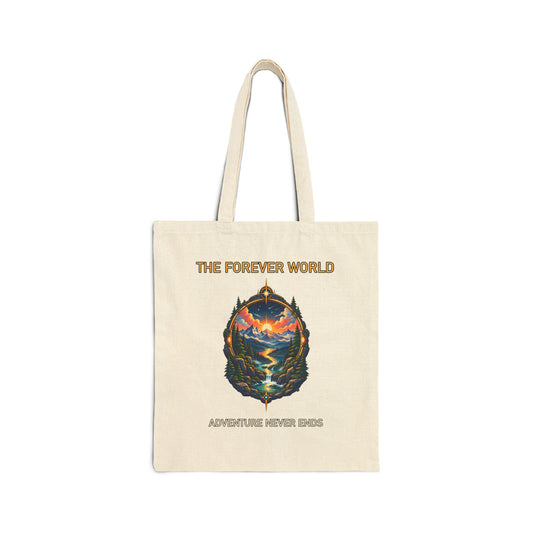 The Forever World Eternal Horizon Cotton Canvas Tote Bag