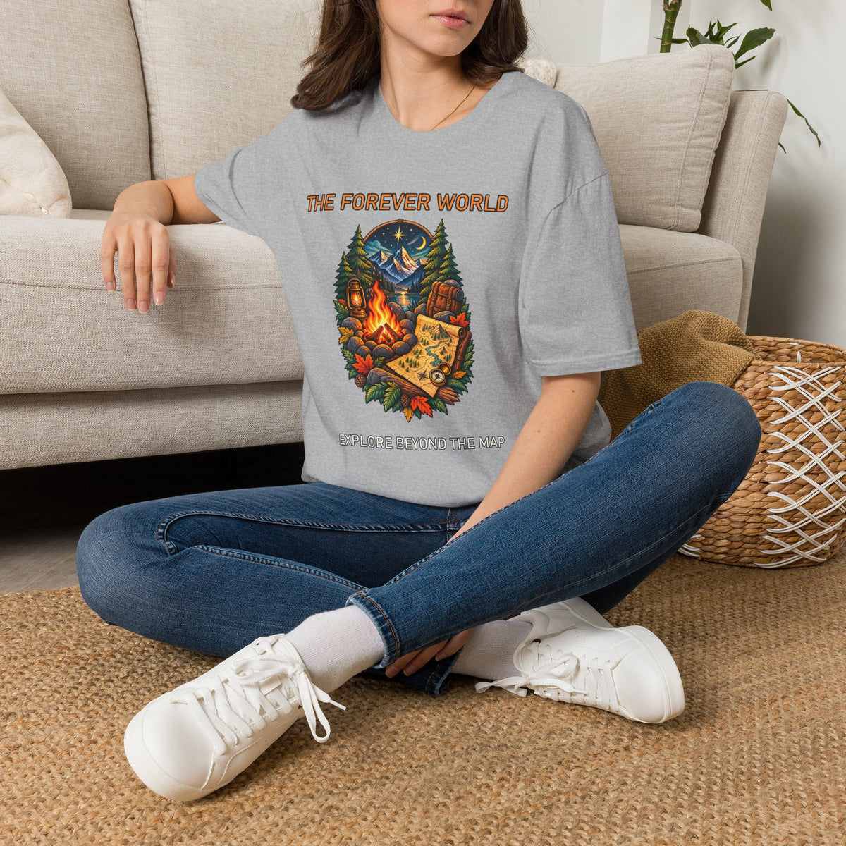 The Forever World Campfire Quest Unisex Softstyle T-Shirt