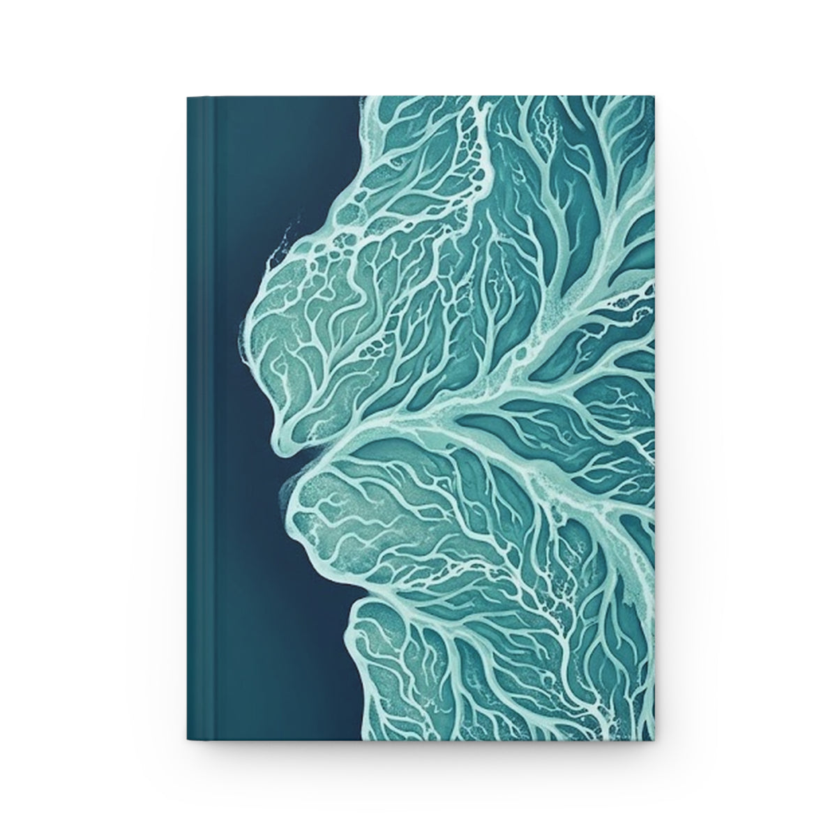 Ocean Currents Variant 3 Hardcover Journal - Matte Lined Notebook