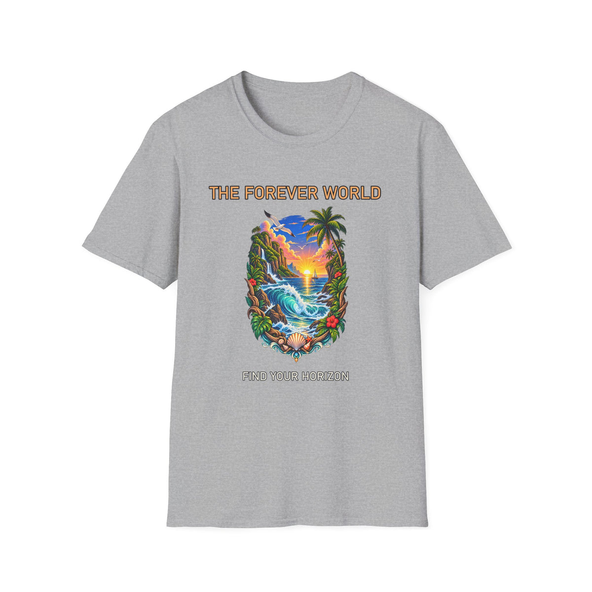 The Forever World Ocean Realm Unisex Softstyle T-Shirt