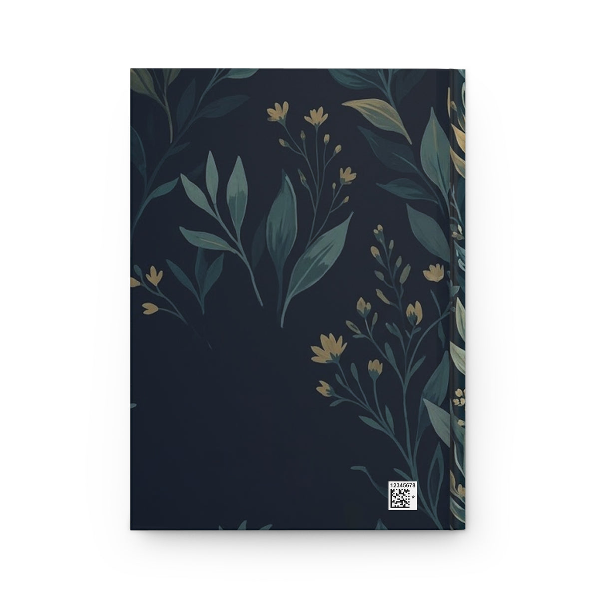 Midnight Botanicals Hardcover Journal - Matte Lined Notebook