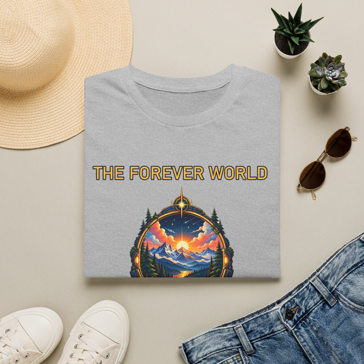 The Forever World Eternal Horizon Unisex Softstyle T-Shirt