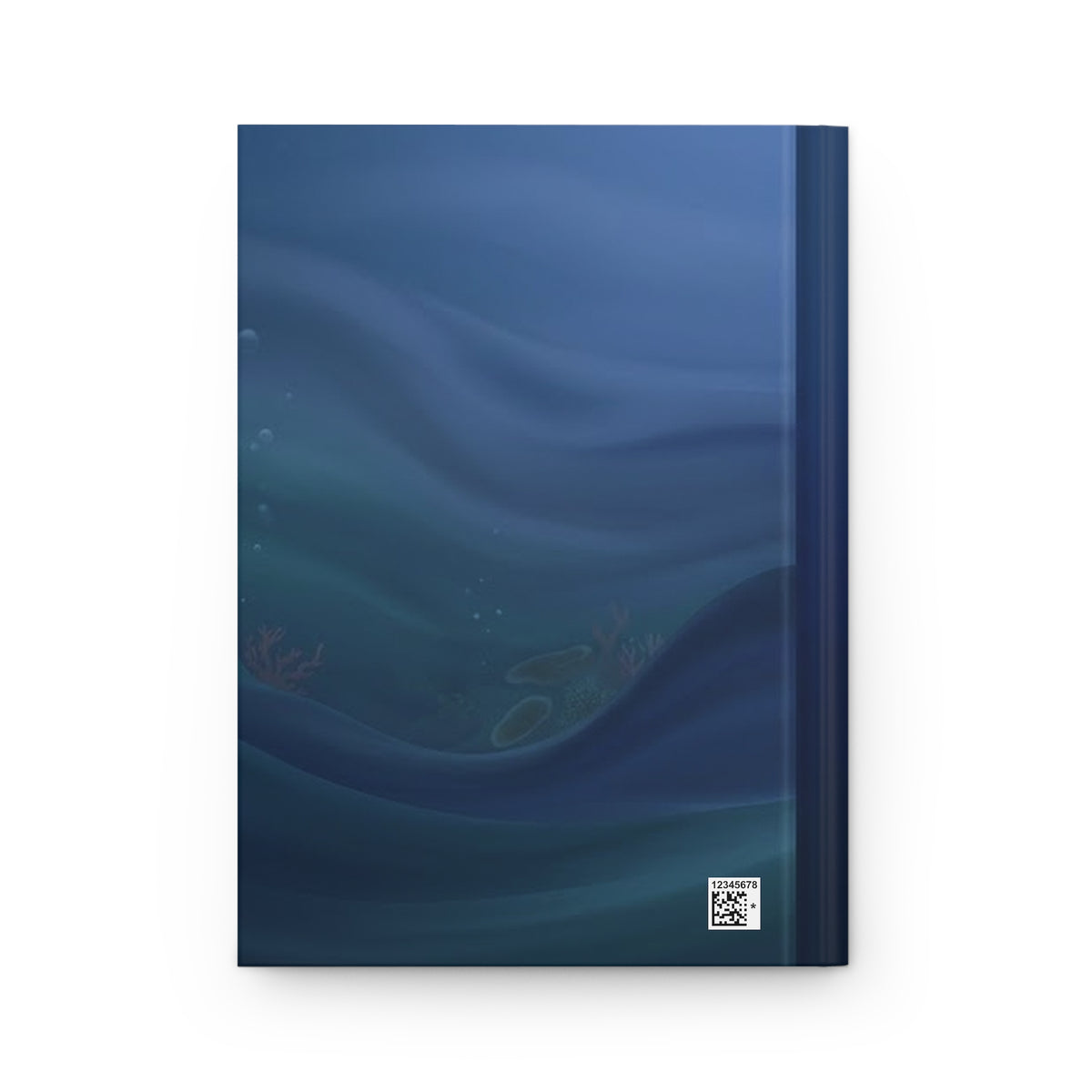 Ocean Currents Variant 5 Hardcover Journal - Matte Lined Notebook