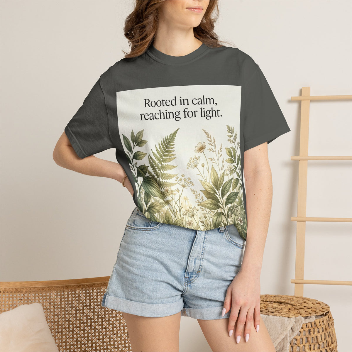 Botanical Meadow Premium Garment-Dyed T-Shirt | Comfort Colors 1717