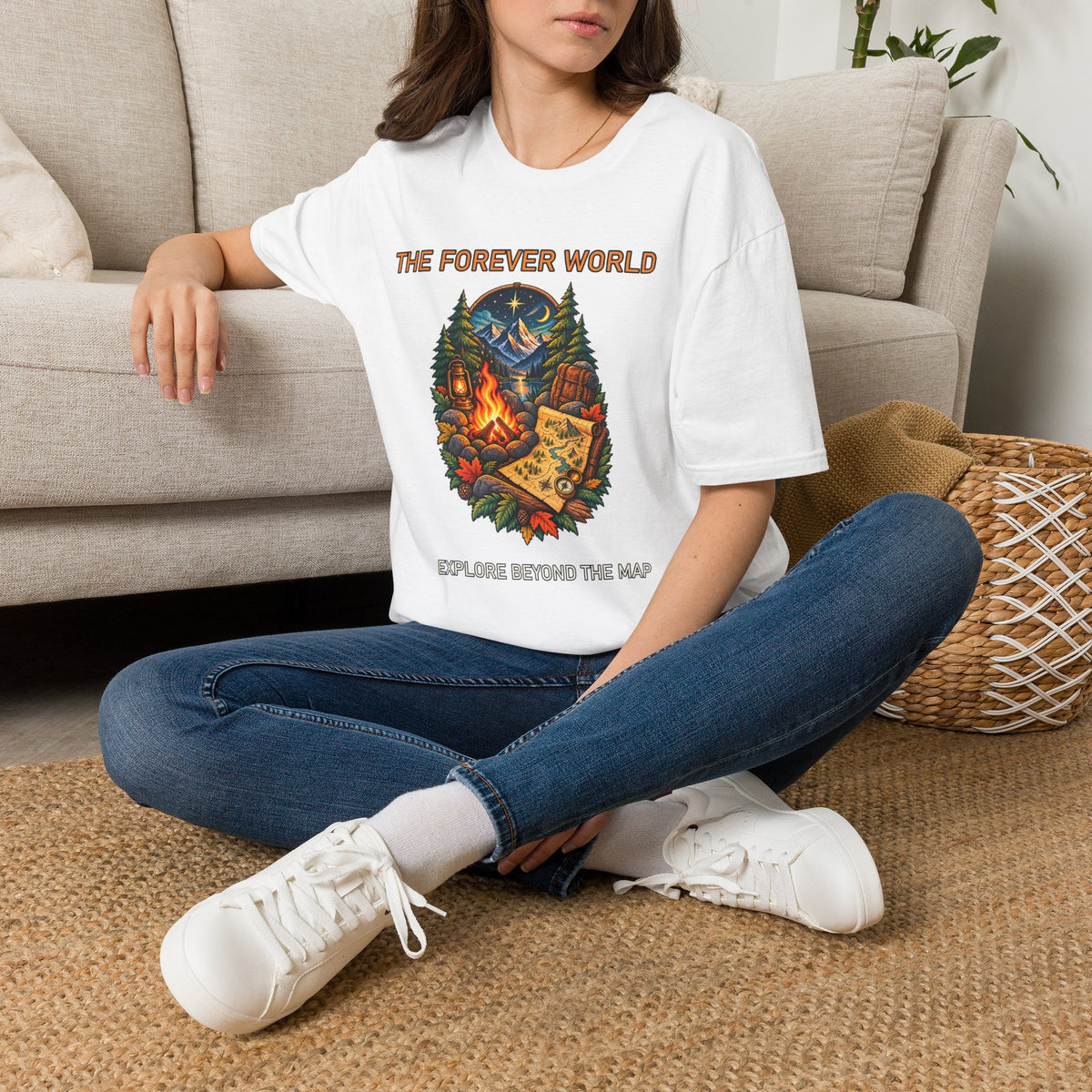 The Forever World Campfire Quest Unisex Softstyle T-Shirt