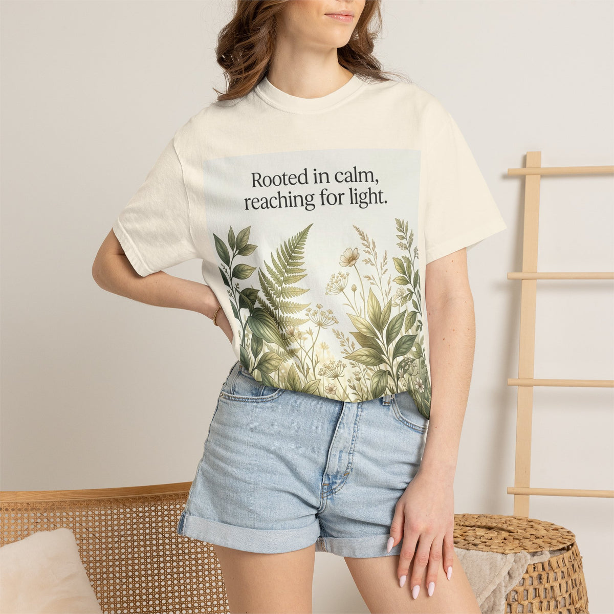 Botanical Meadow Premium Garment-Dyed T-Shirt | Comfort Colors 1717