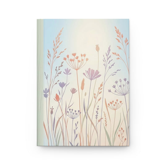 Sunlit Wildflowers Variant 3 Hardcover Journal - Matte Lined Notebook