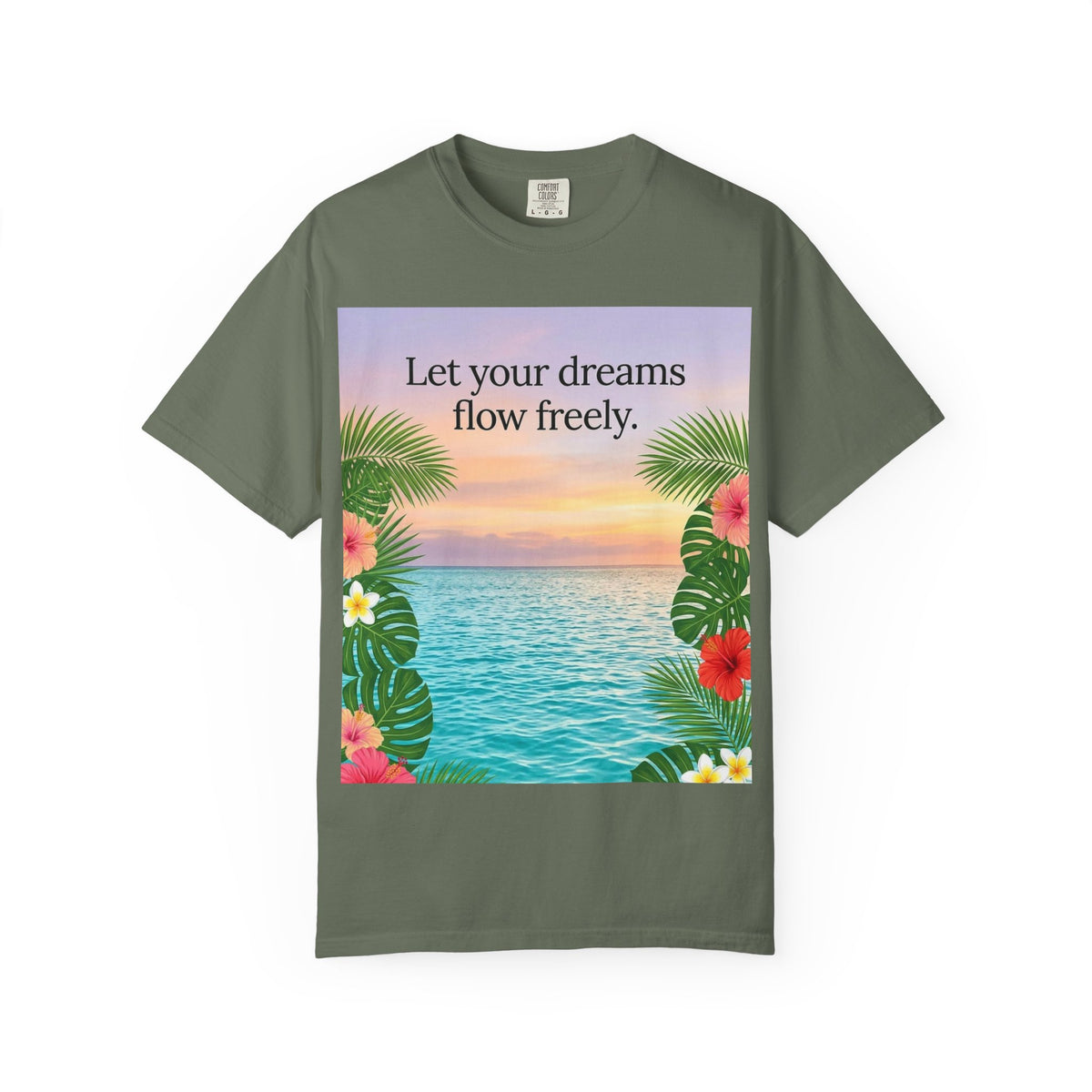 Tropical Ocean Premium Garment-Dyed T-Shirt | Comfort Colors 1717