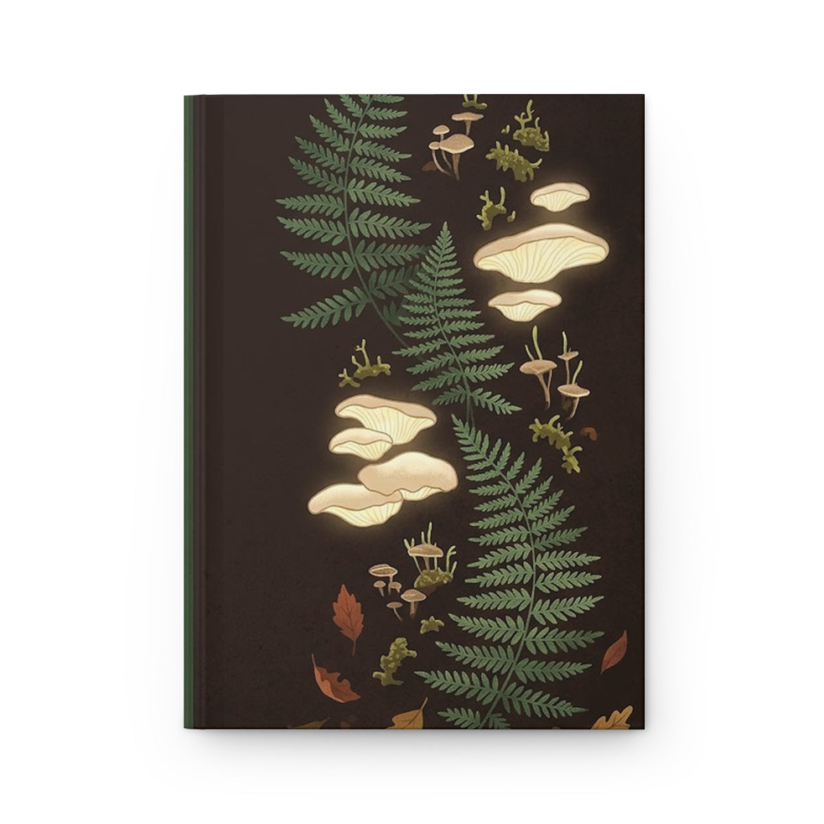 Forest Fungi Variant 4 Hardcover Journal - Matte Lined Notebook