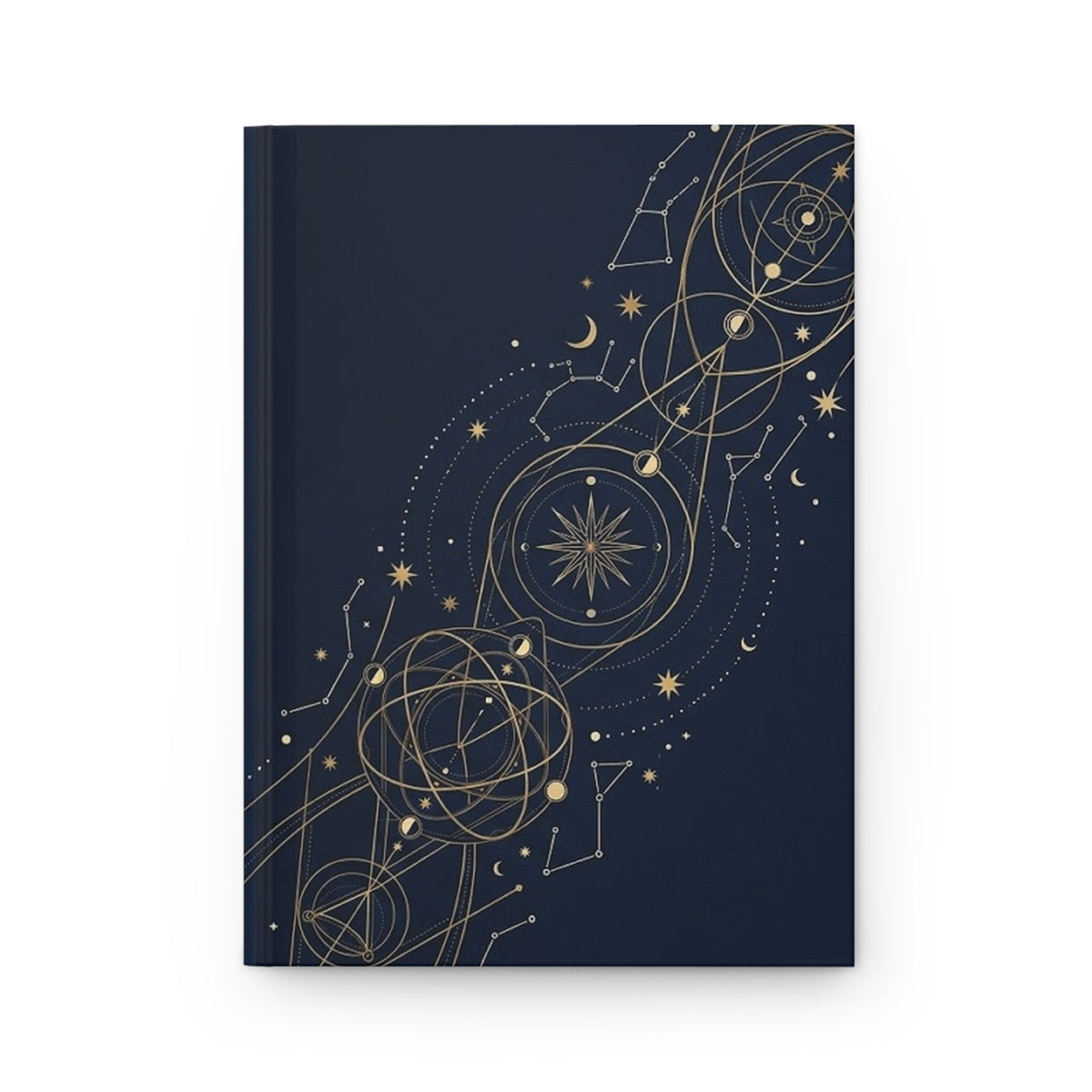 Celestial Geometry Variant 2 Hardcover Journal - Matte Lined Notebook