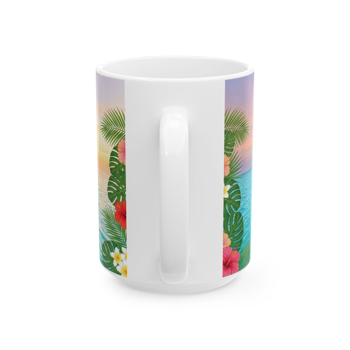 Tropical Ocean Nature Quote Ceramic Mug