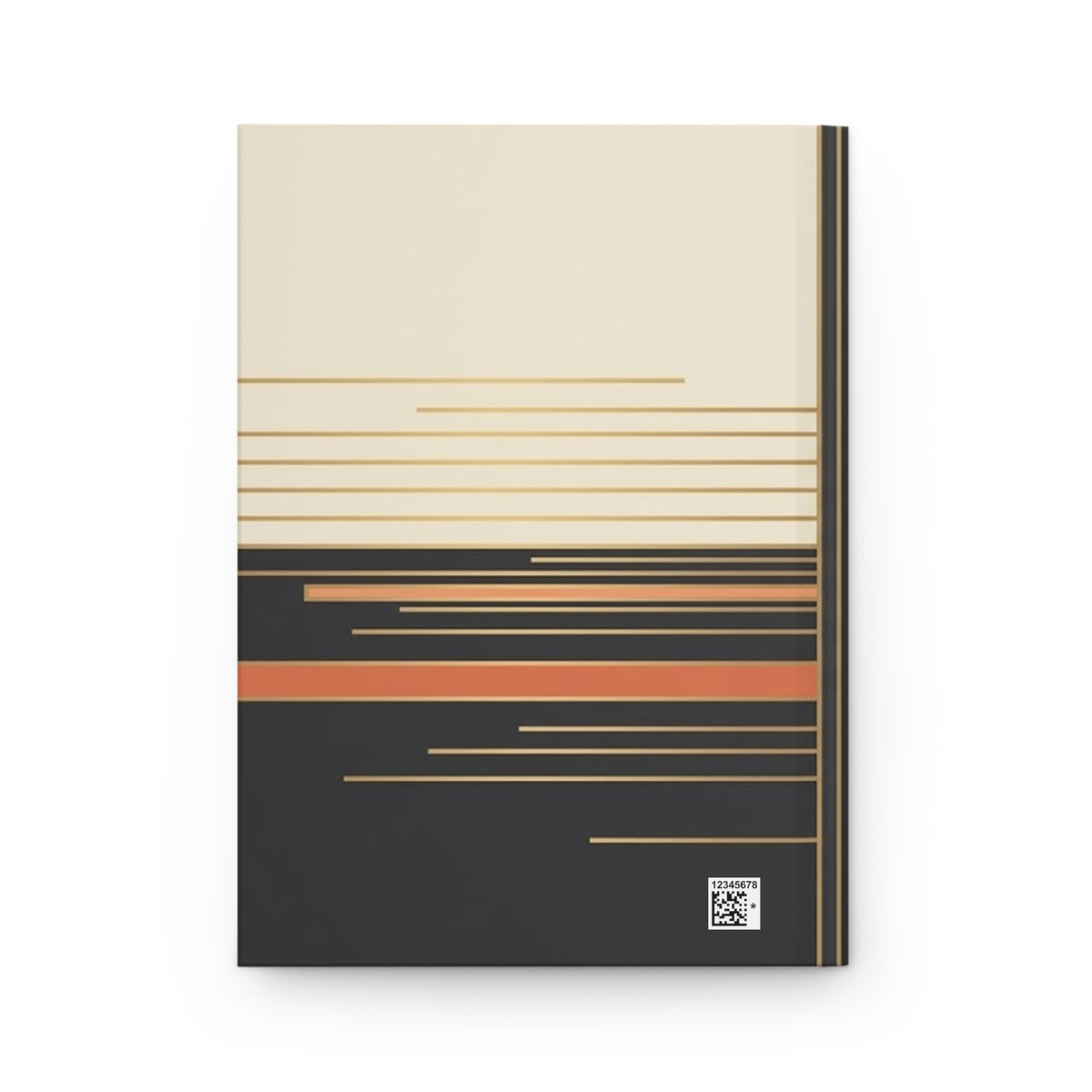 Art Deco Sunrise Variant 5 Hardcover Journal - Matte Lined Notebook
