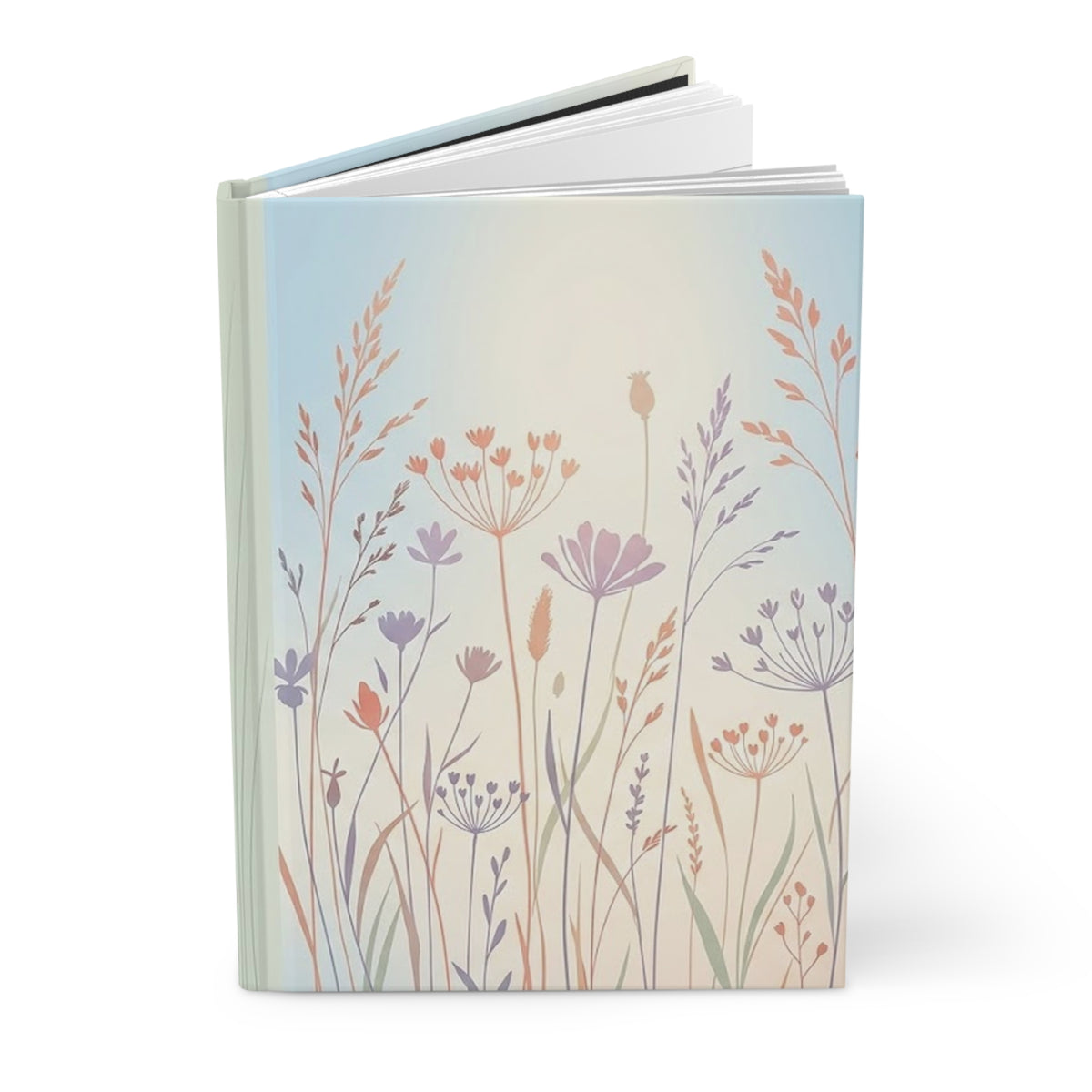 Sunlit Wildflowers Variant 3 Hardcover Journal - Matte Lined Notebook