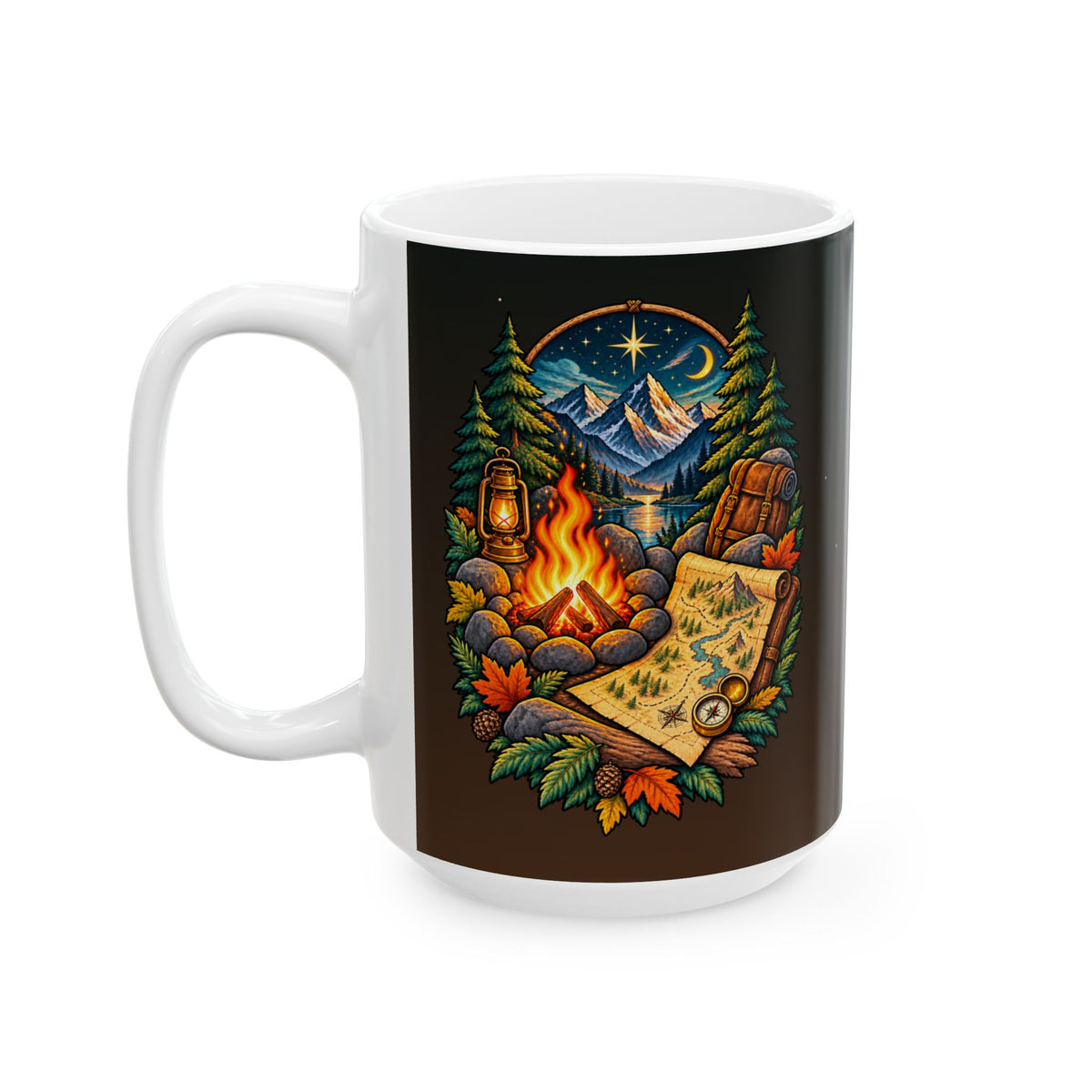 The Forever World Campfire Quest Ceramic Mug