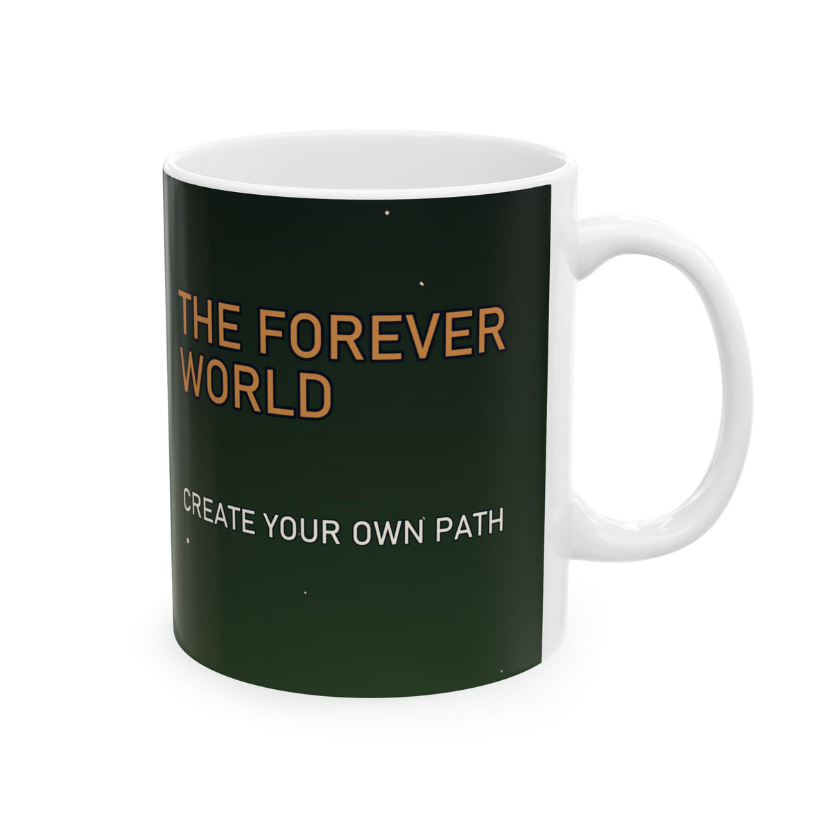 The Forever World Wildlands Compass Ceramic Mug