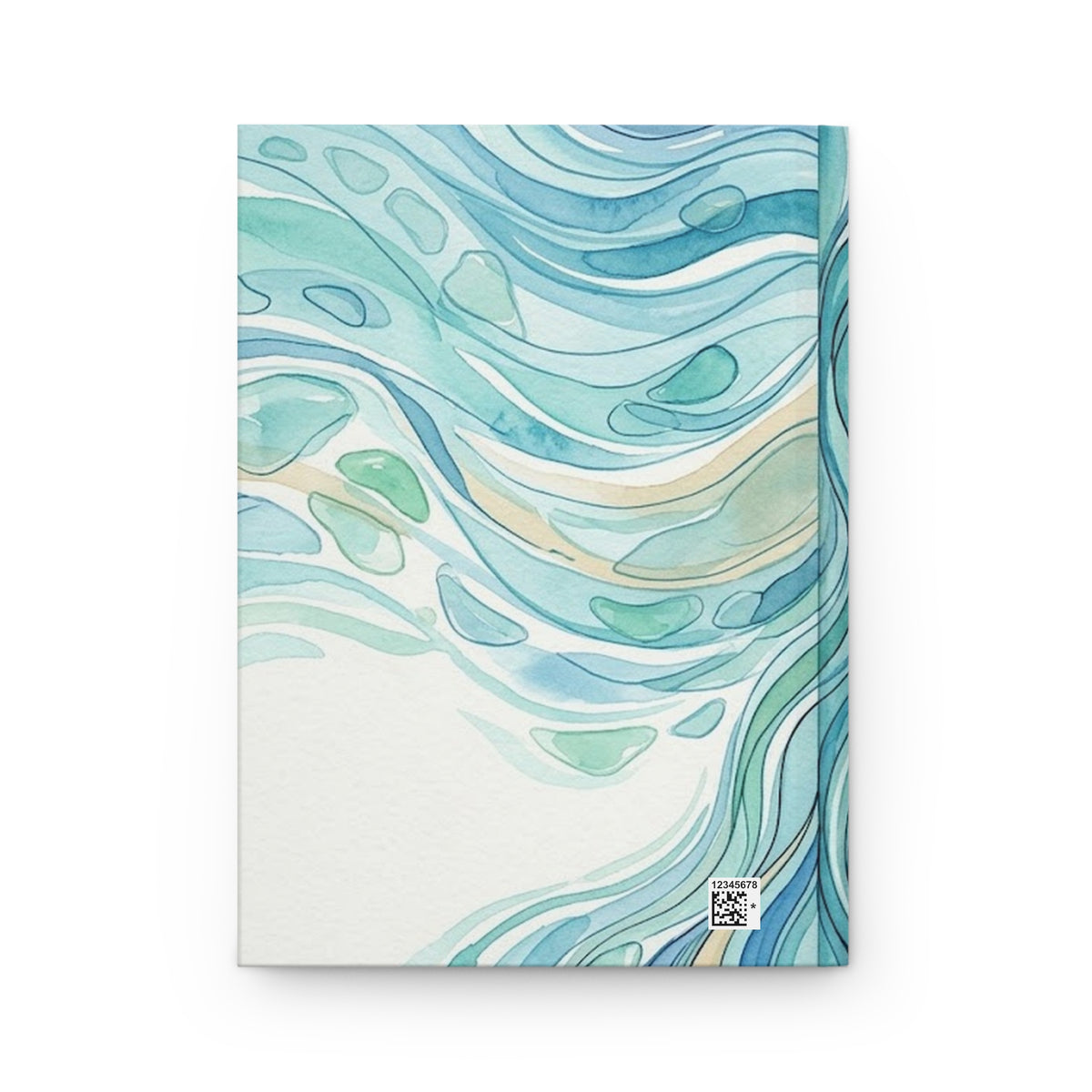 Ocean Currents Hardcover Journal - Matte Lined Notebook