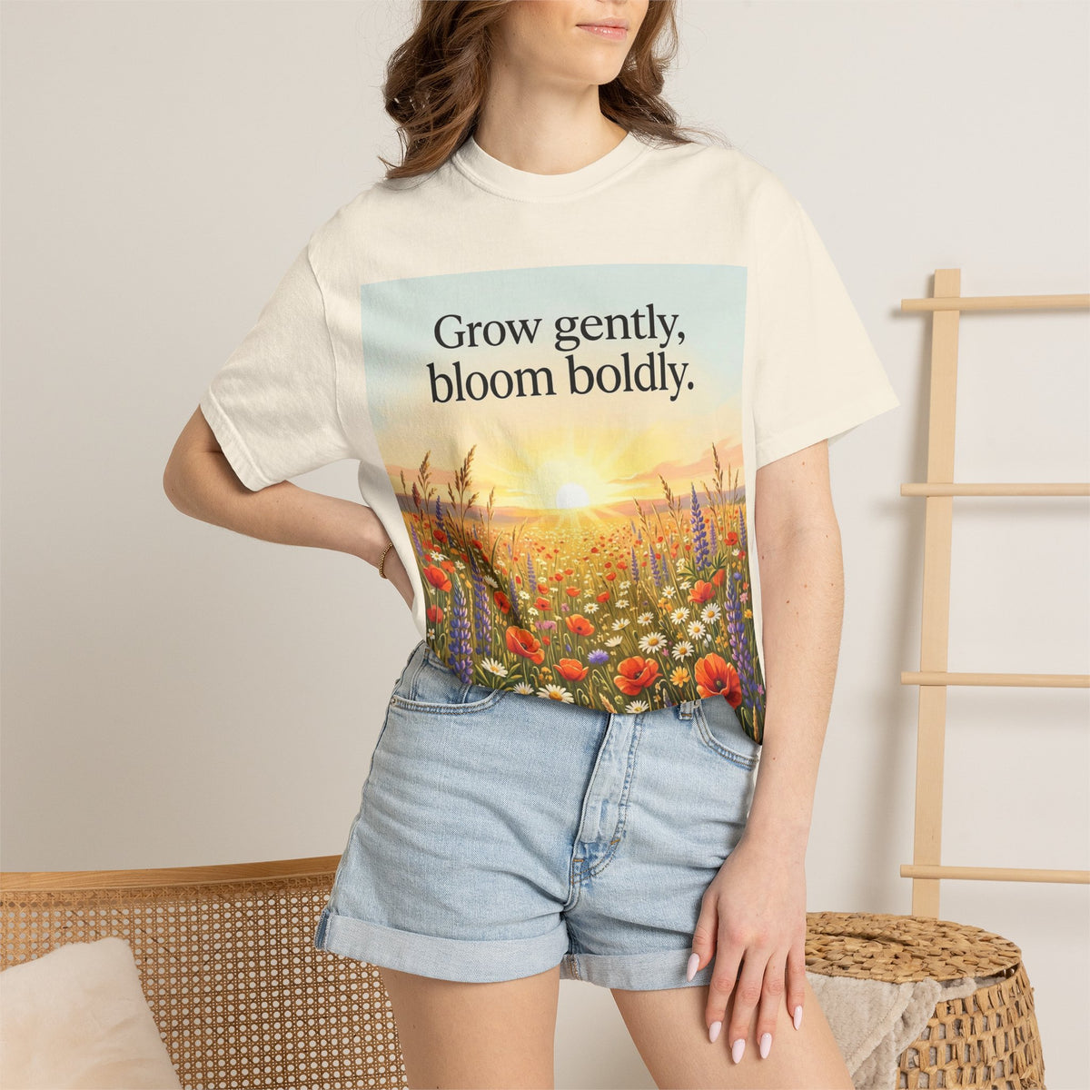 Wildflower Sunrise Premium Garment-Dyed T-Shirt | Comfort Colors 1717