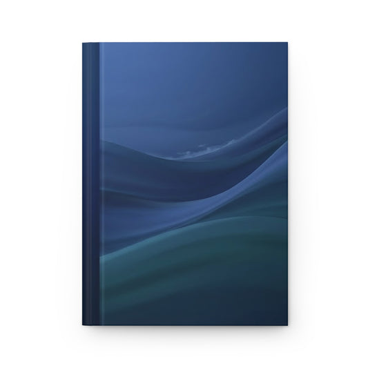 Ocean Currents Variant 5 Hardcover Journal - Matte Lined Notebook