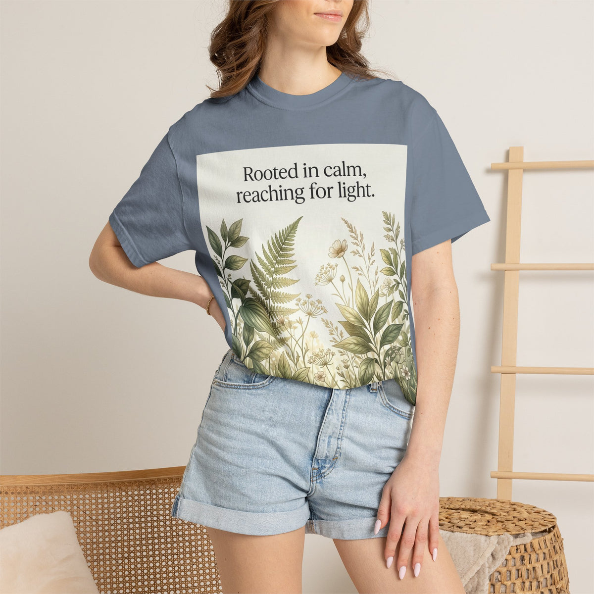 Botanical Meadow Premium Garment-Dyed T-Shirt | Comfort Colors 1717