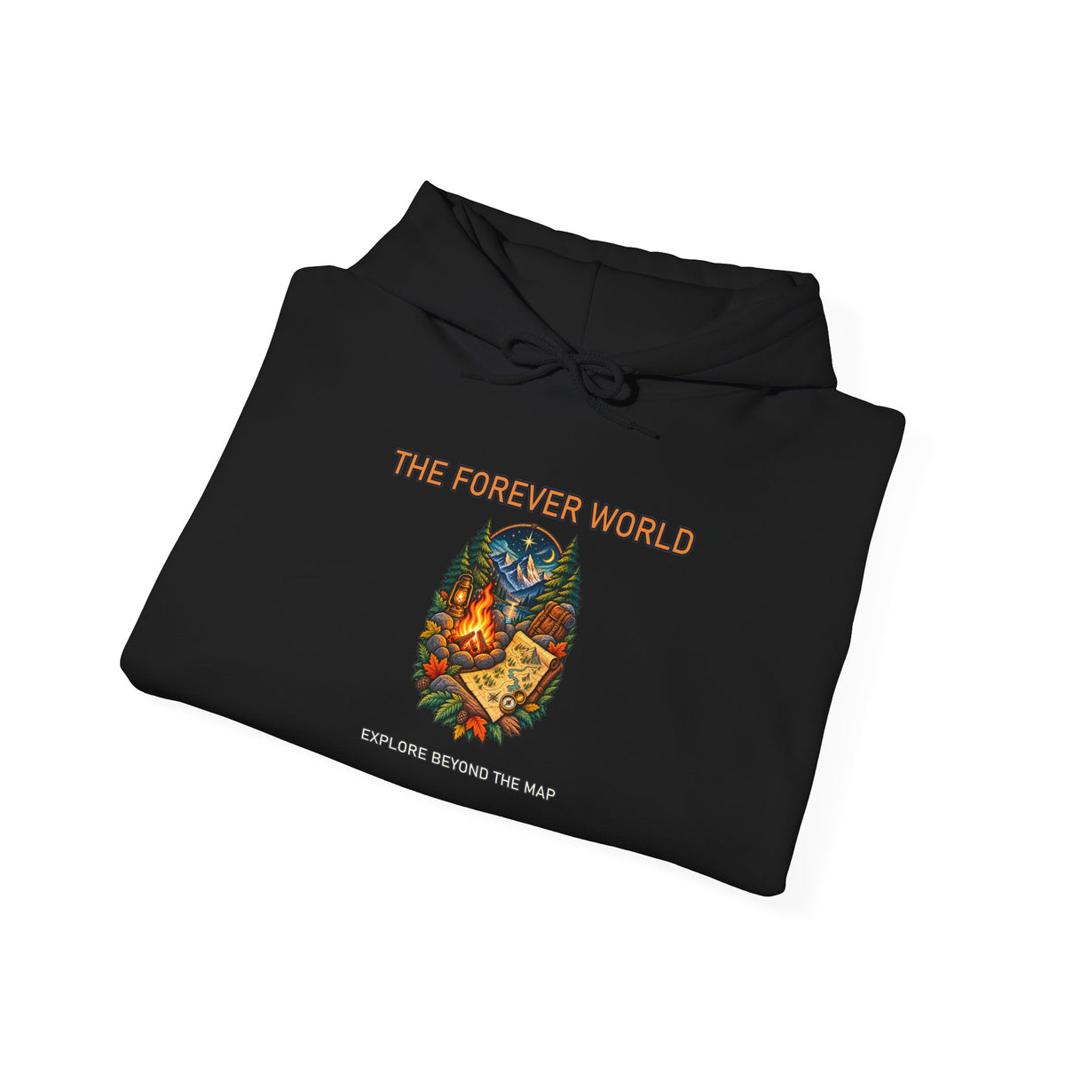 The Forever World Campfire Quest Unisex Heavy Blend Hoodie
