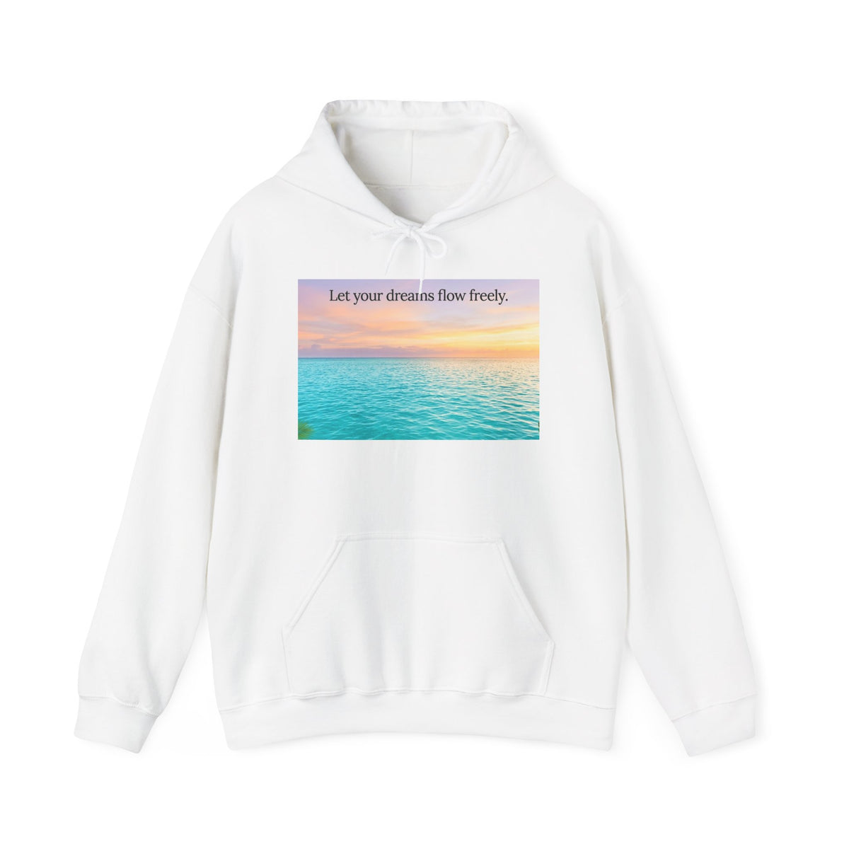 Tropical Ocean Nature Quote Unisex Heavy Blend Hoodie