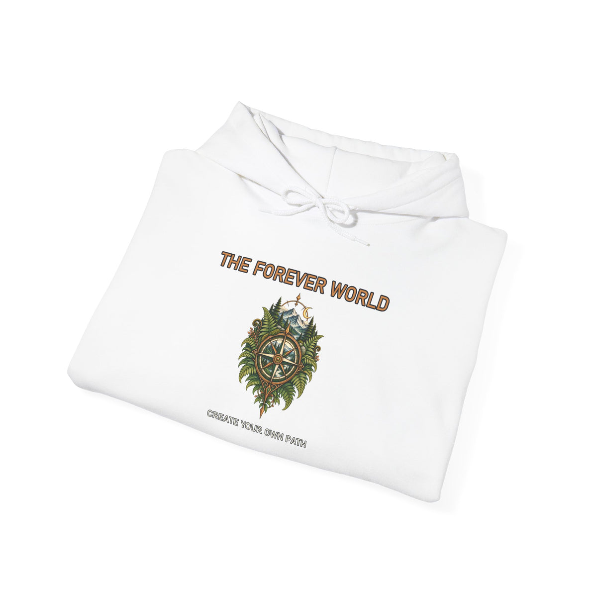 The Forever World Wildlands Compass Unisex Heavy Blend Hoodie