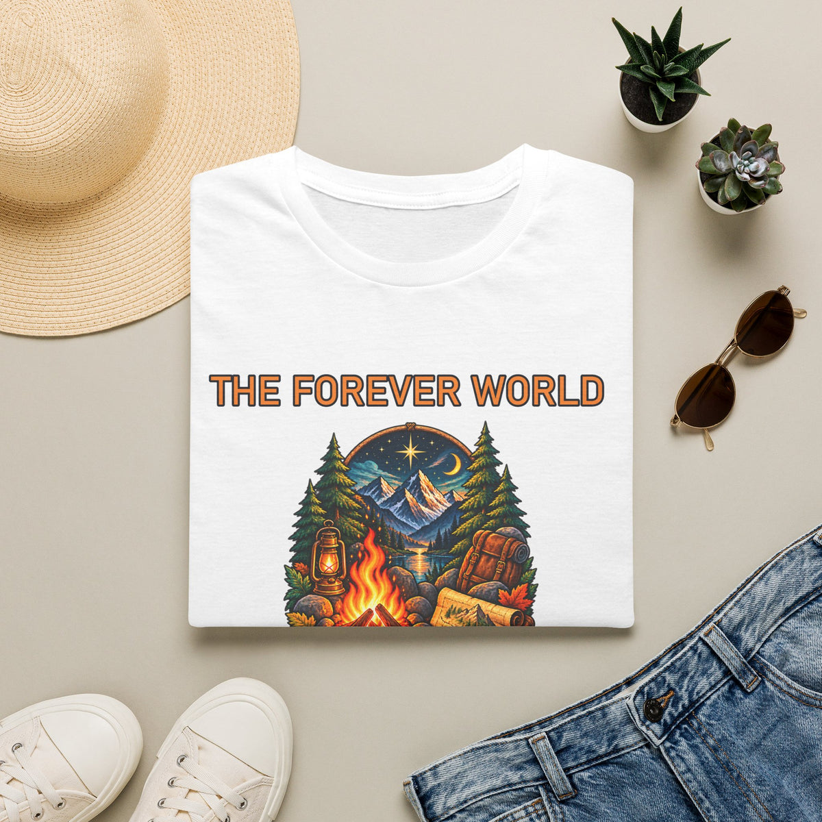 The Forever World Campfire Quest Unisex Softstyle T-Shirt