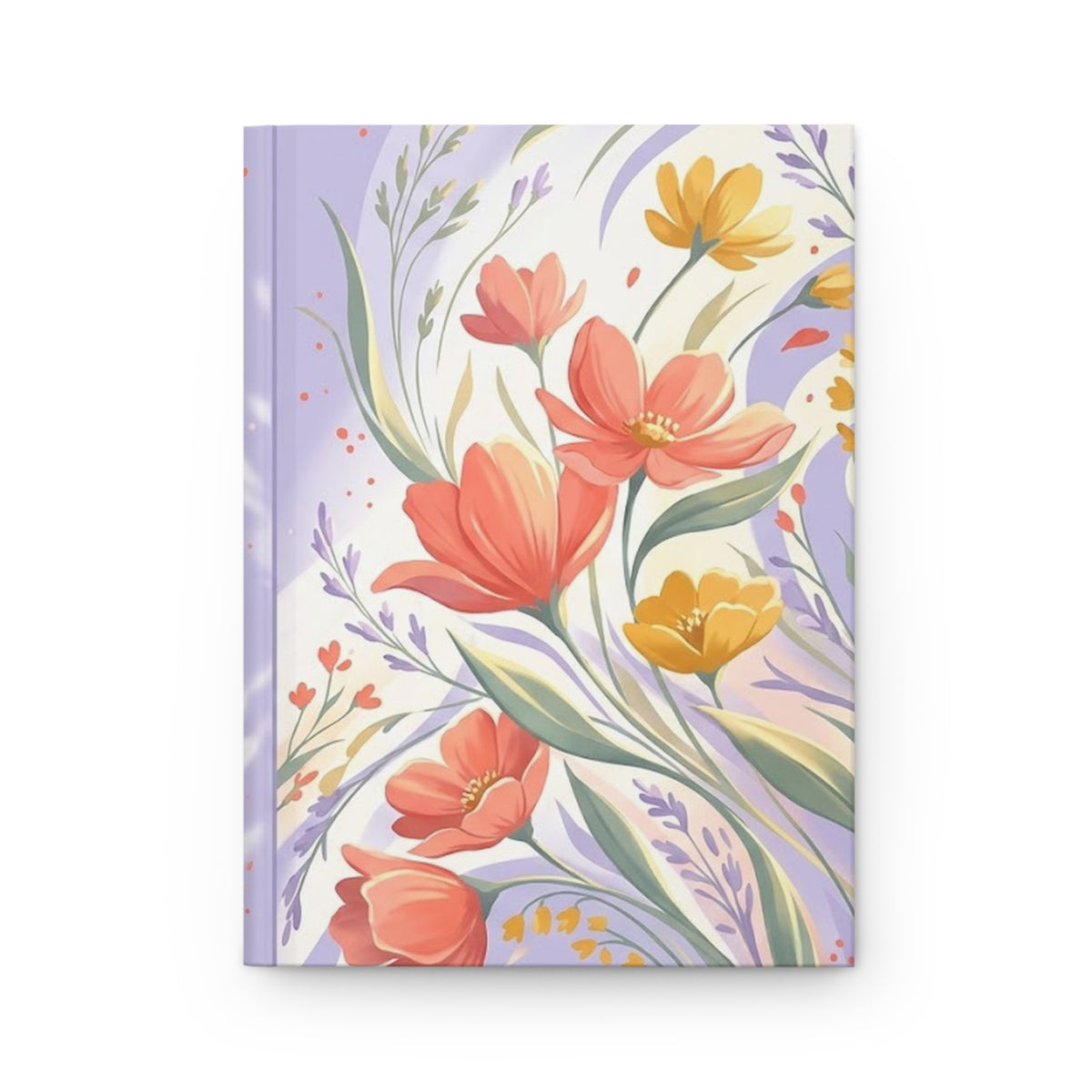 Sunlit Wildflowers Variant 5 Hardcover Journal - Matte Lined Notebook