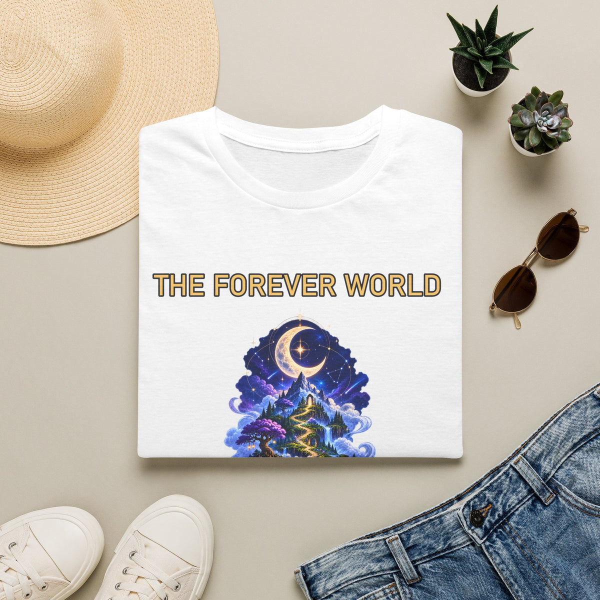 The Forever World Starlit Expedition Unisex Softstyle T-Shirt