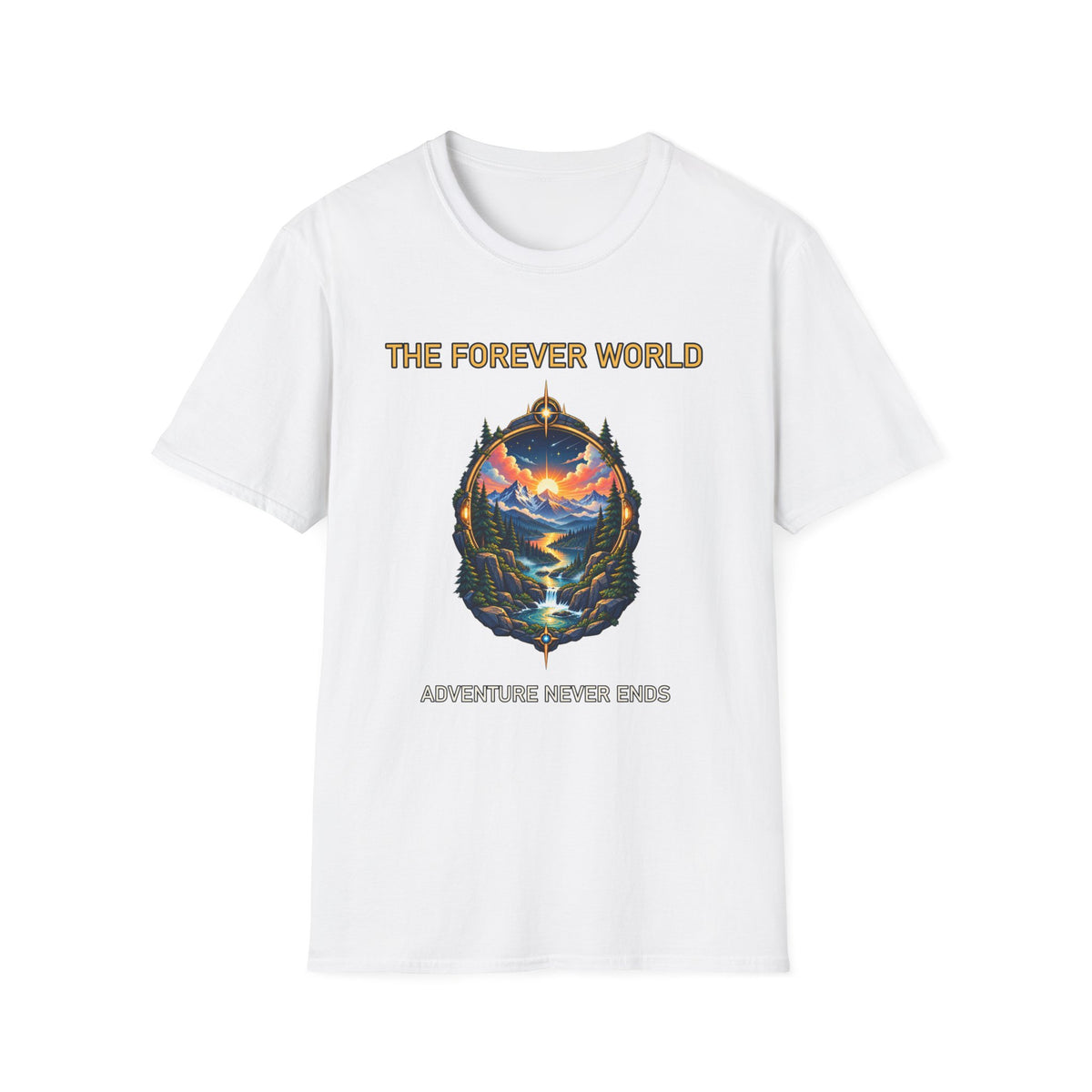 The Forever World Eternal Horizon Unisex Softstyle T-Shirt