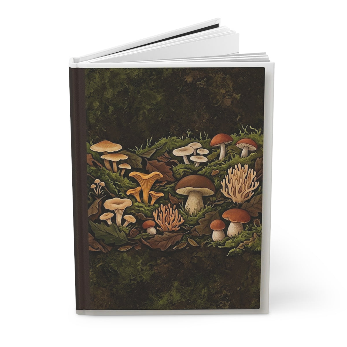 Forest Fungi Variant 5 Hardcover Journal - Matte Lined Notebook