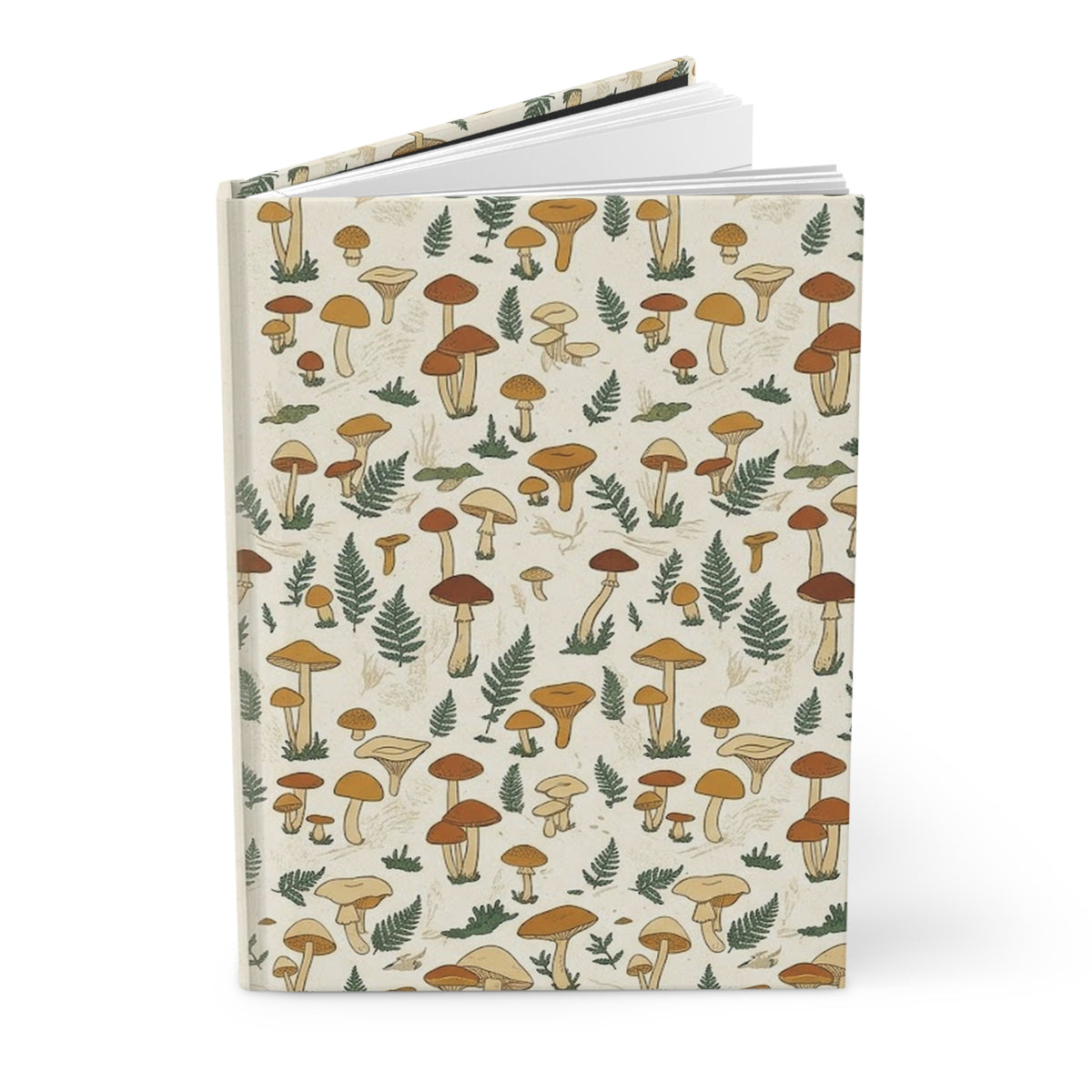 Forest Fungi Variant 2 Hardcover Journal - Matte Lined Notebook