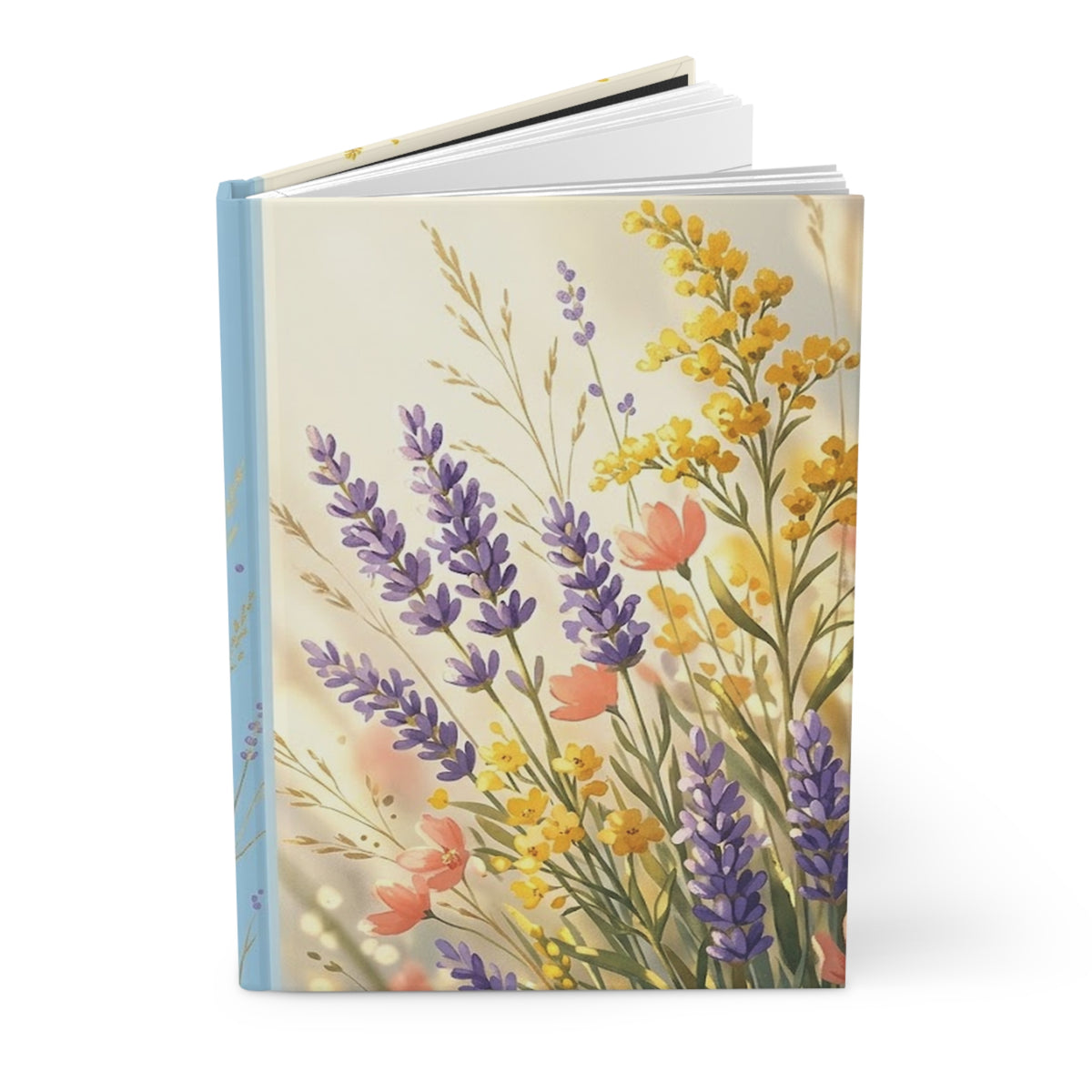 Sunlit Wildflowers Variant 2 Hardcover Journal - Matte Lined Notebook