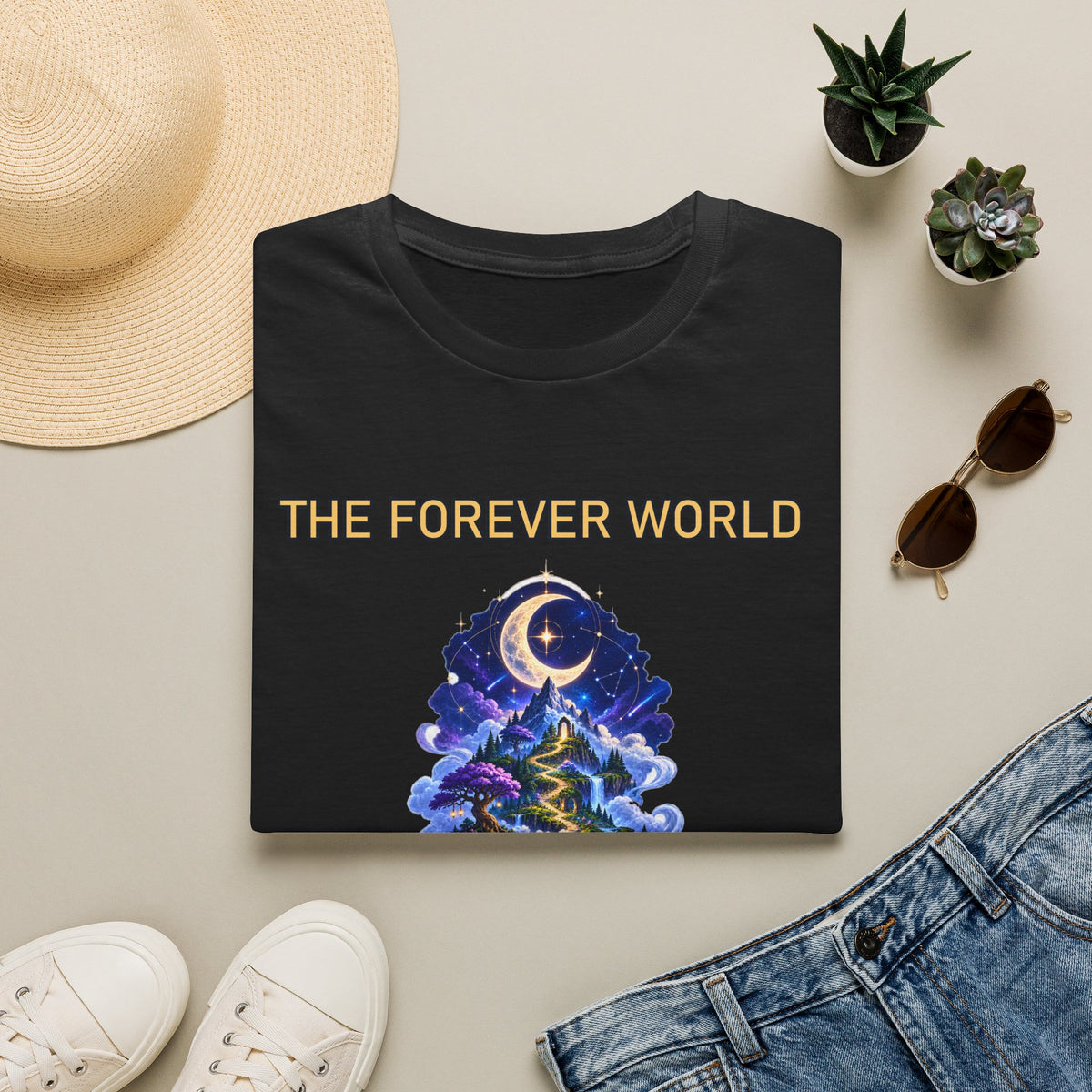 The Forever World Starlit Expedition Unisex Softstyle T-Shirt