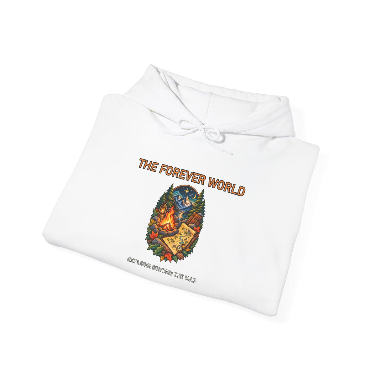 The Forever World Campfire Quest Unisex Heavy Blend Hoodie