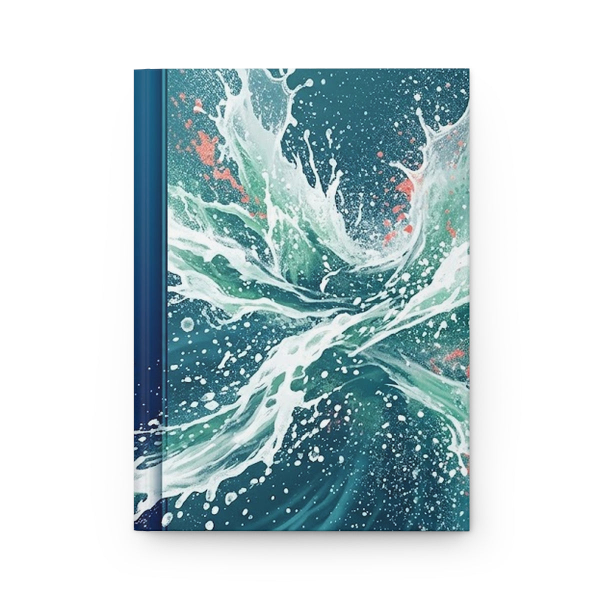 Ocean Currents Variant 4 Hardcover Journal - Matte Lined Notebook