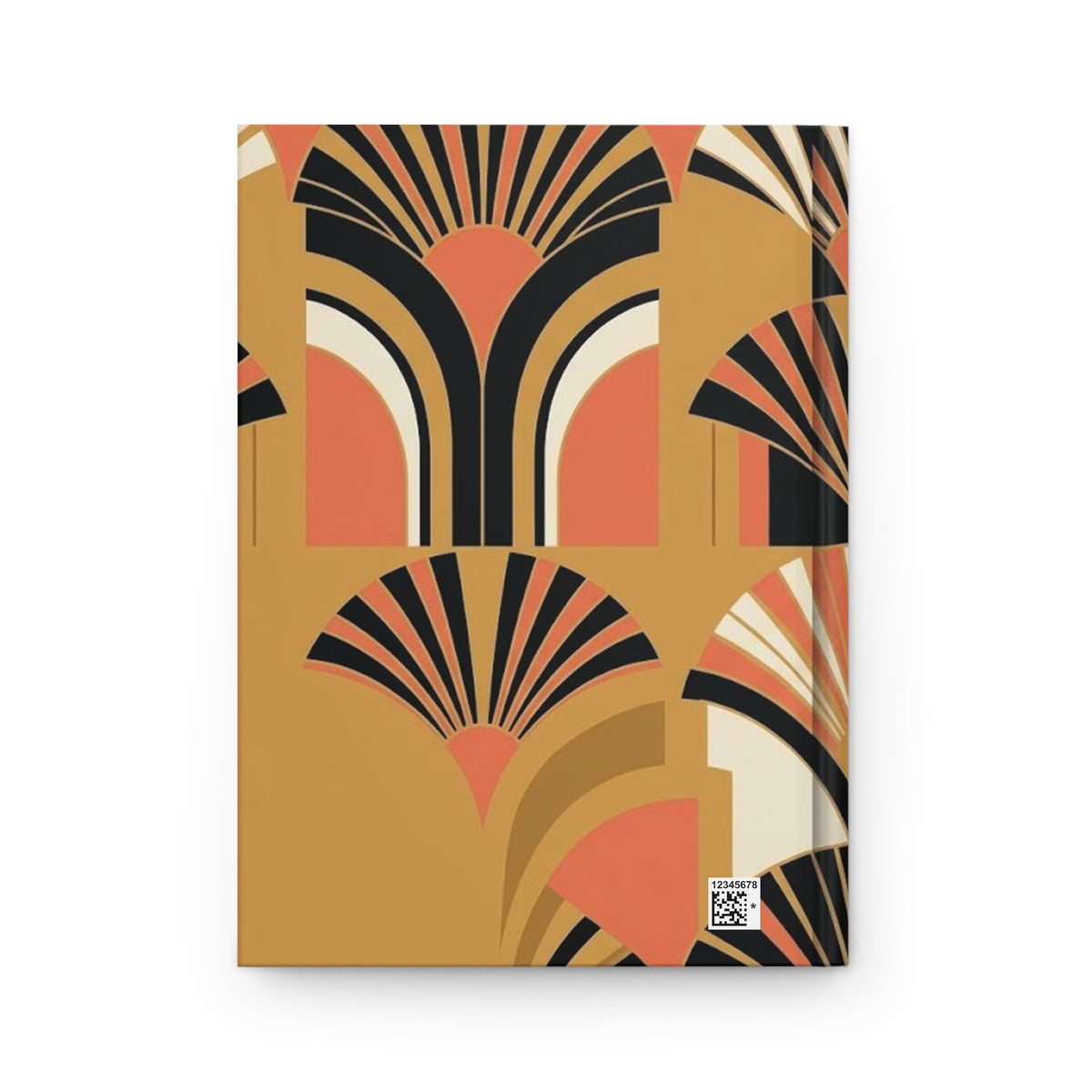 Art Deco Sunrise Hardcover Journal - Matte Lined Notebook