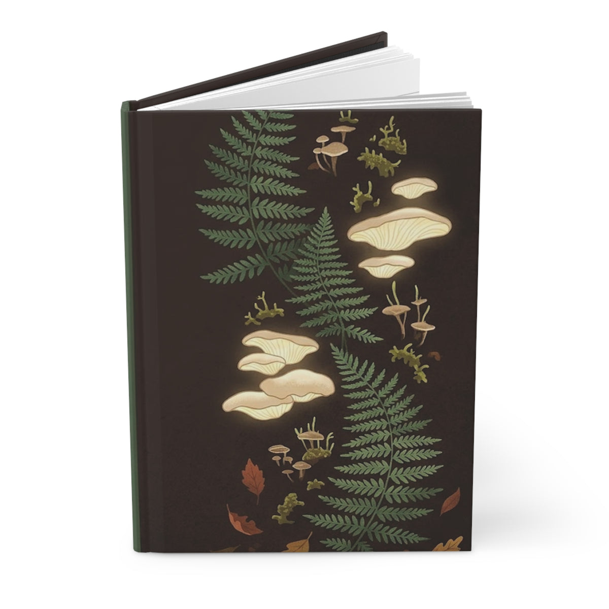 Forest Fungi Variant 4 Hardcover Journal - Matte Lined Notebook